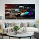 Tablou Modern cu Flori - Vortexul Florilor, Design Contemporan