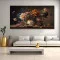 Tablou Canvas cu Flori - Povesti in Culori Nuantate, Stil Clasic de Galerie