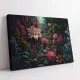 Tablou Canvas cu Flori - Poezie in Aura Matinala, Grădină Secretă