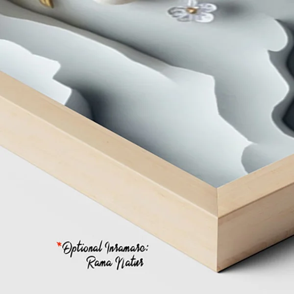 Tablou Canvas cu Flori - Valsul Florilor, Efect Tridimensional