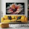 Tablou canvas cu flori - Roua Dimineții, tablou delicat cu magnolie pentru dormitoare romantice sau saloane elegante