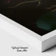 Tablou canvas cu flori - Roșu Înflorit, piesă de rezistență cu accent cromatic pasional pentru livinguri luxury sau saloane elegante