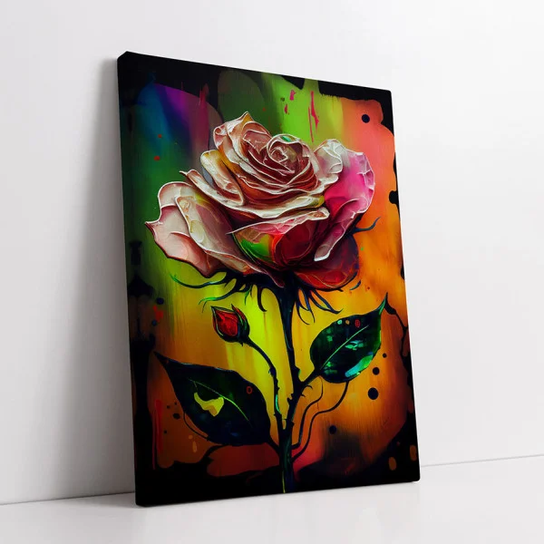 Colorat cu Dragoste - Tablou cu flori