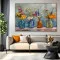 Tablou canvas cu flori de primăvară – Flori de Primăvară, decor floral elegant pentru living