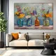 Tablou canvas cu flori de primăvară – Flori de Primăvară, decor floral elegant pentru living