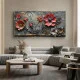 Tablou Canvas cu Flori - Vise Înflorate, Relief Industrial