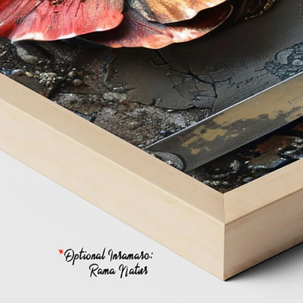 Tablou Canvas cu Flori - Vise Înflorate, Relief Industrial