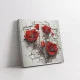 Tablou modern cu flori - Ziduri Daramate, design sofisticat pentru spații moderne