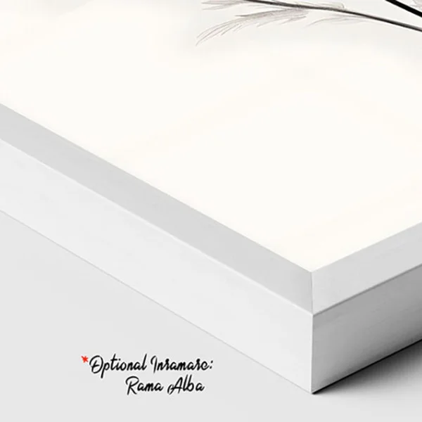 Tablou Modern cu Flori - Texturi de Frumusețe, Minimalism Monocrom