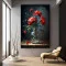 Garoafe Rosii - Tablou floral