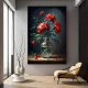 Garoafe Rosii - Tablou floral