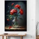 Garoafe Rosii - Tablou floral