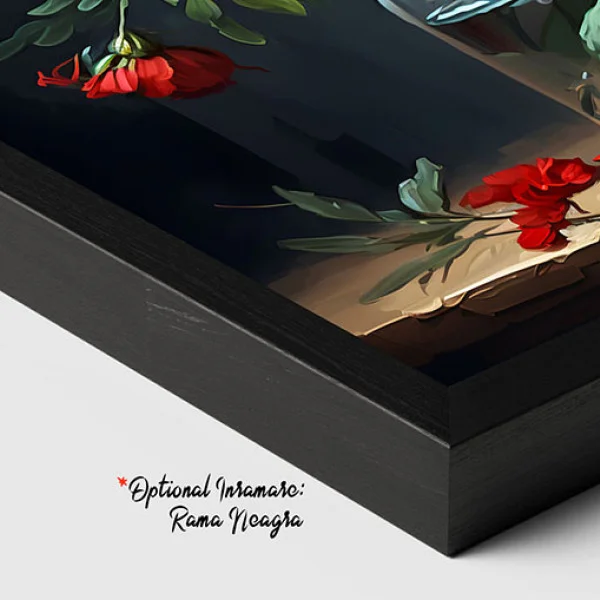 Garoafe Rosii - Tablou floral