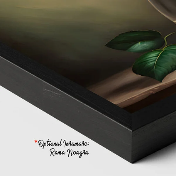 Tablou Canvas cu Flori - Puritate Solitară, Minimalist și Rafinat