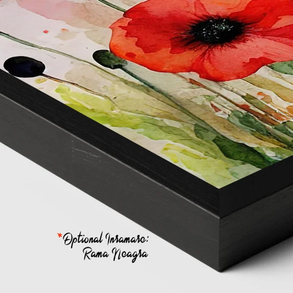 Blooming Poppies - Tablou cu flori