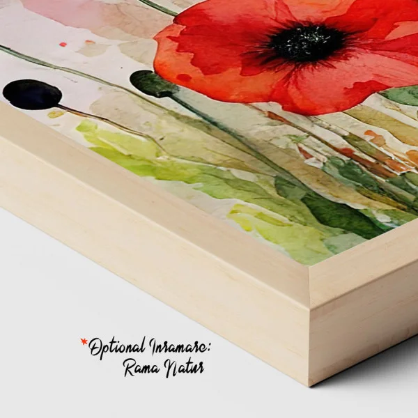 Blooming Poppies - Tablou cu flori