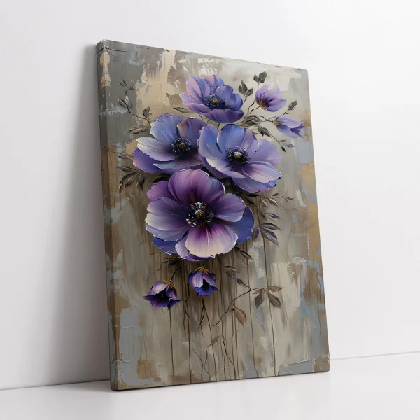 Cascade de Violet - Tablou cu flori