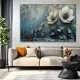 Tablou canvas cu flori – Liniște din Natură, decor floral elegant pentru living