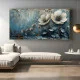 Tablou canvas cu flori – Liniște din Natură, decor floral elegant pentru living