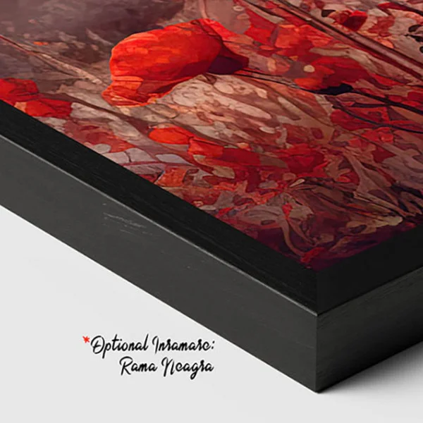 Tablou Romantic cu Maci - Wonder Poppies, Apus Spectaculos