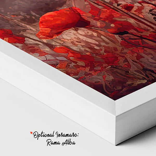 Tablou Romantic cu Maci - Wonder Poppies, Apus Spectaculos