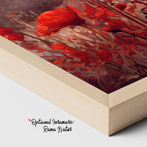 Tablou Romantic cu Maci - Wonder Poppies, Apus Spectaculos