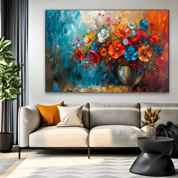 Colorful Bouquet - Tablou cu flori