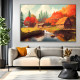 Culori de toamna - Tablou peisaj Culori de toamna - Tablou peisaj