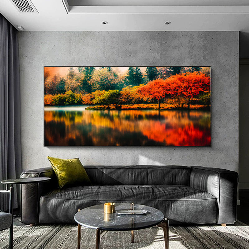 Culori de toamna - Tablou peisaj Culori de toamna - Tablou peisaj