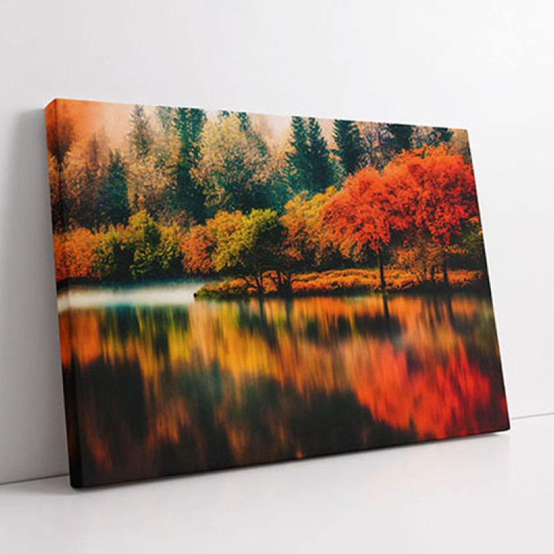 Culori de toamna - Tablou peisaj Culori de toamna - Tablou peisaj