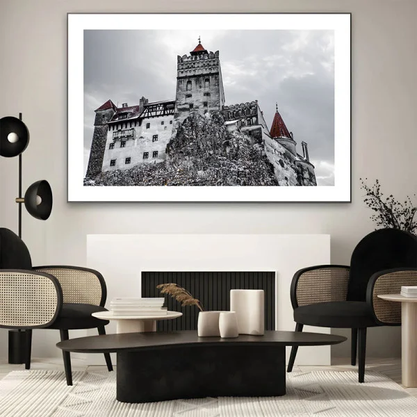 Tablou peisaj - Castelul Bran, tablou cu castele romanesti