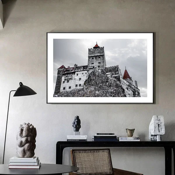 Tablou peisaj - Castelul Bran, tablou cu castele romanesti