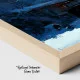 Tablou canvas peisaj - Zi de Iarnă, tablou de iarna perfect pentru decoruri nordice sau livinguri luminoase