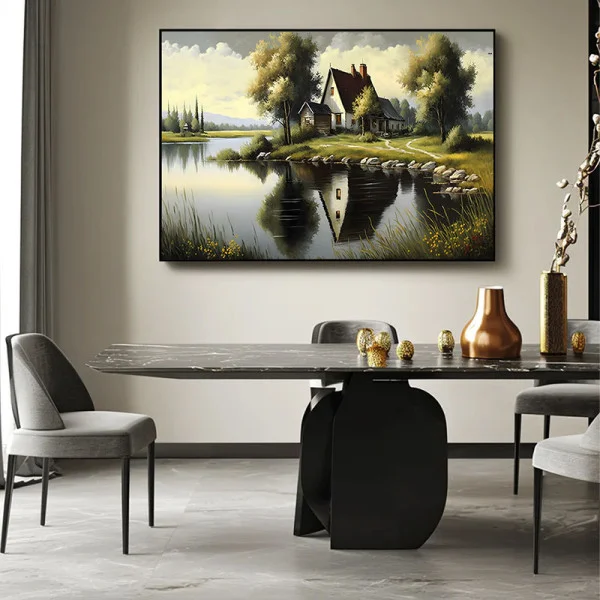 Creatie Verde - Tablou peisaj