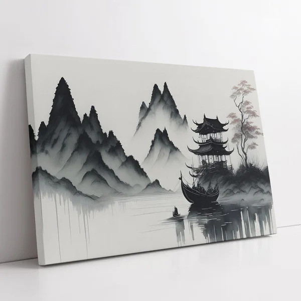 Pagoda Solitudinii - Tablou peisaj