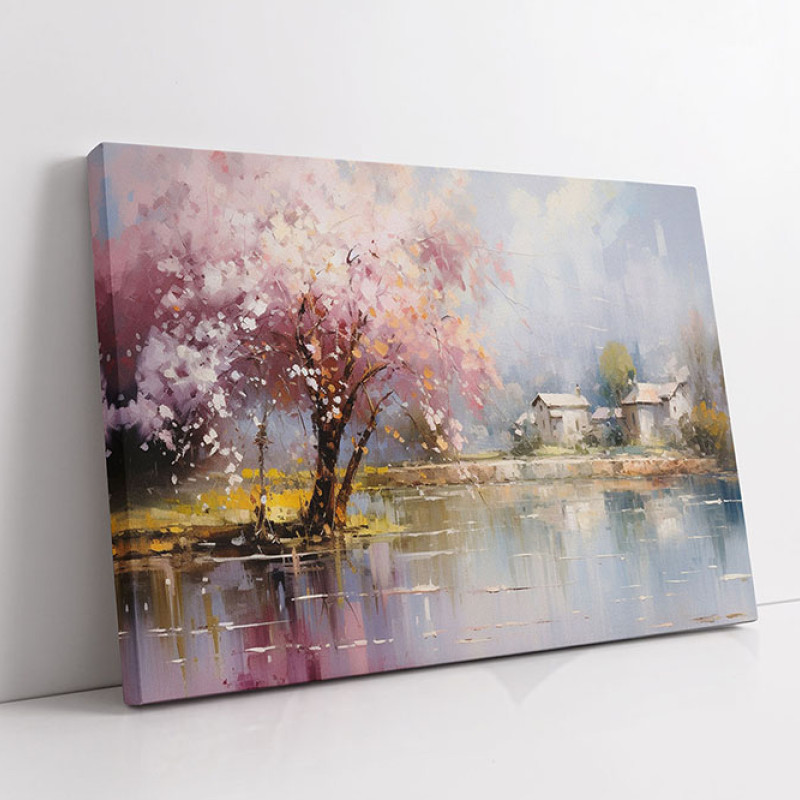 Dimineața Caldă - Tablou peisaj Dimineața Caldă - Tablou peisaj