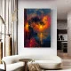 Tablou canvas peisaj apus – Povestea unei seri, pentru living, dormitor, birou sau hol, cadou inspirat