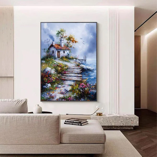 Tablou canvas peisaj natură – Aer de poveste, pentru living, dormitor, birou sau hol, cadou inspirat