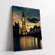 Big Ben iluminat noaptea - Tablou urban