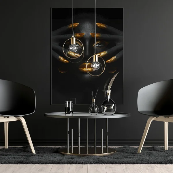 Golden black beauty #01 - Tablou urban