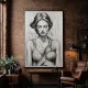 Studiu cu Chip de Femeie II - Tablou urban 