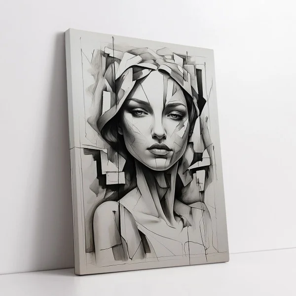 Studiu cu Chip de Femeie III - Tablou urban 