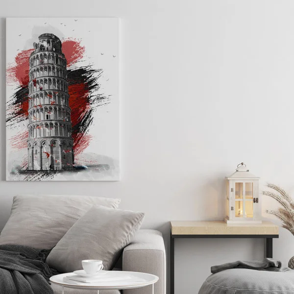Turnul din Pisa - Tablou urban 