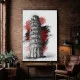 Turnul din Pisa - Tablou urban 