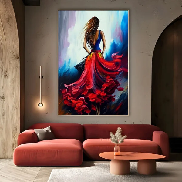 Rose Space - Tablou urban