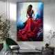 Rose Space - Tablou urban