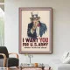 Tablou canvas Uncle Sam – afiș vintage recrutare armata americană