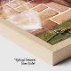 Tablou canvas retro – Domnișoara tatuată, decor vintage alternativ