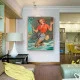 Tablou canvas Pescăriță retro – afiș vintage pescuit pentru decor original
