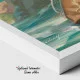 Tablou canvas Pescăriță retro – afiș vintage pescuit pentru decor original